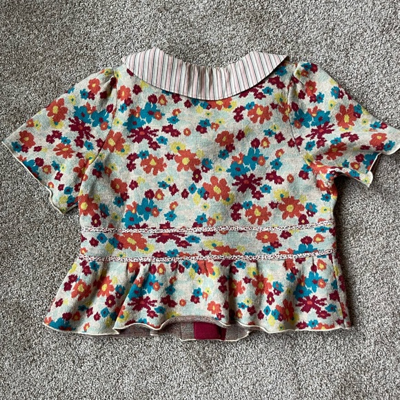 Anthropologie vintage inspired floral sweater - Picture 2 of 3